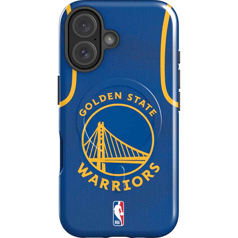 NBA Golden State Warriors Jersey iPhone 16 Plus Magsafe Impact Case